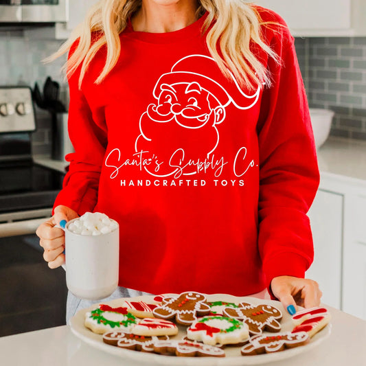 Santas Supply Co. graphic Sweatshirt