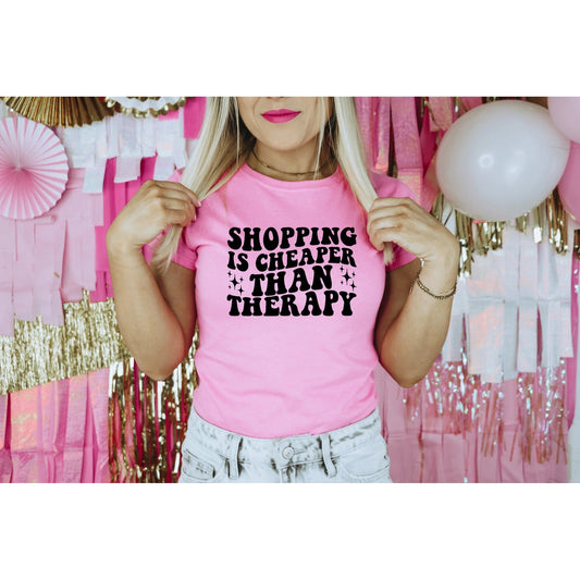 Shopping is cheaper Graphic tee