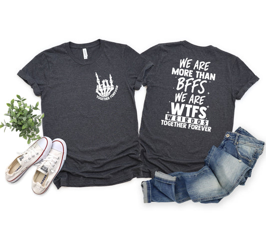 More than BFFS  -W/POCKET ACCENT GRAPHIC TEE