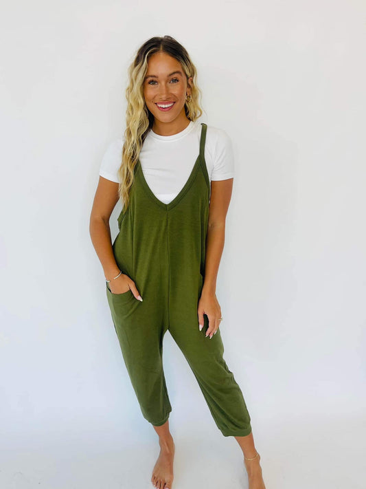 Becky Romper-#6-Olive