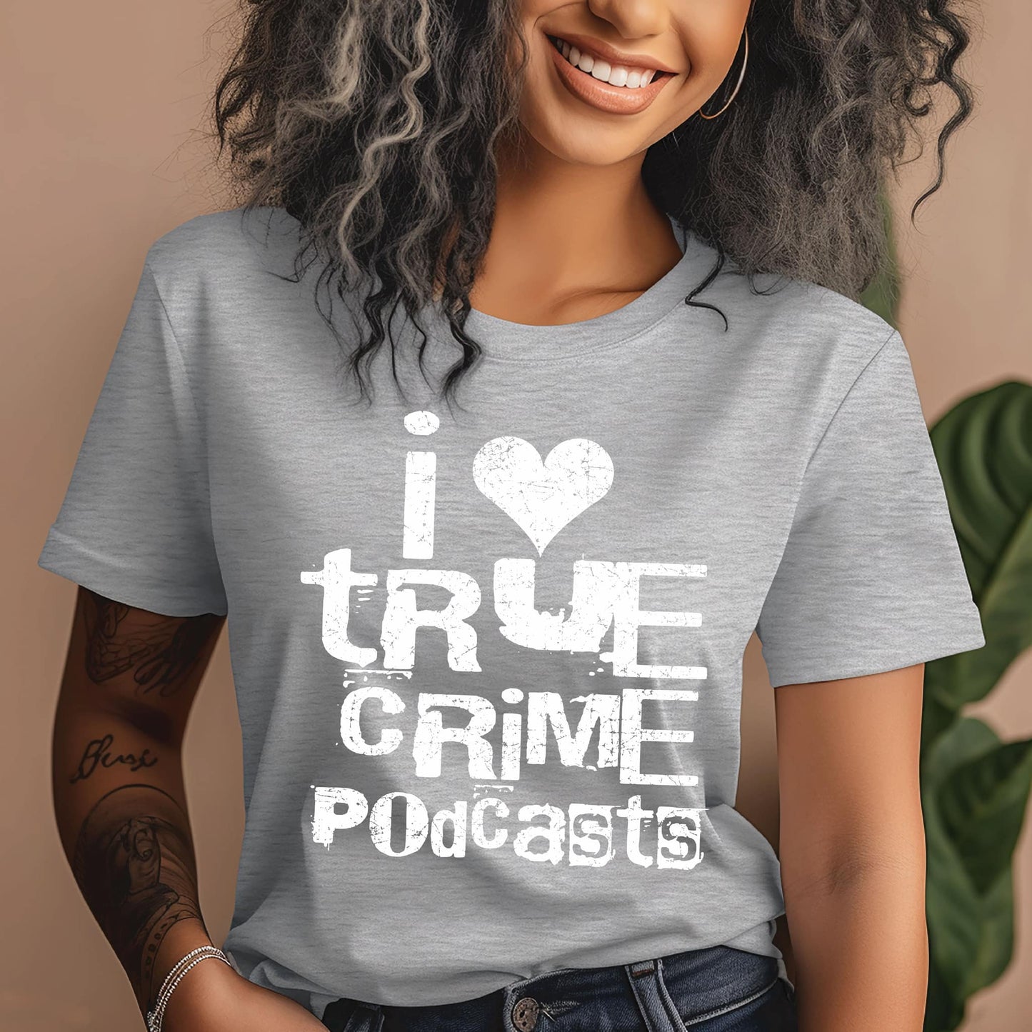 I 🖤 True Crime Podcasts Graphic tee