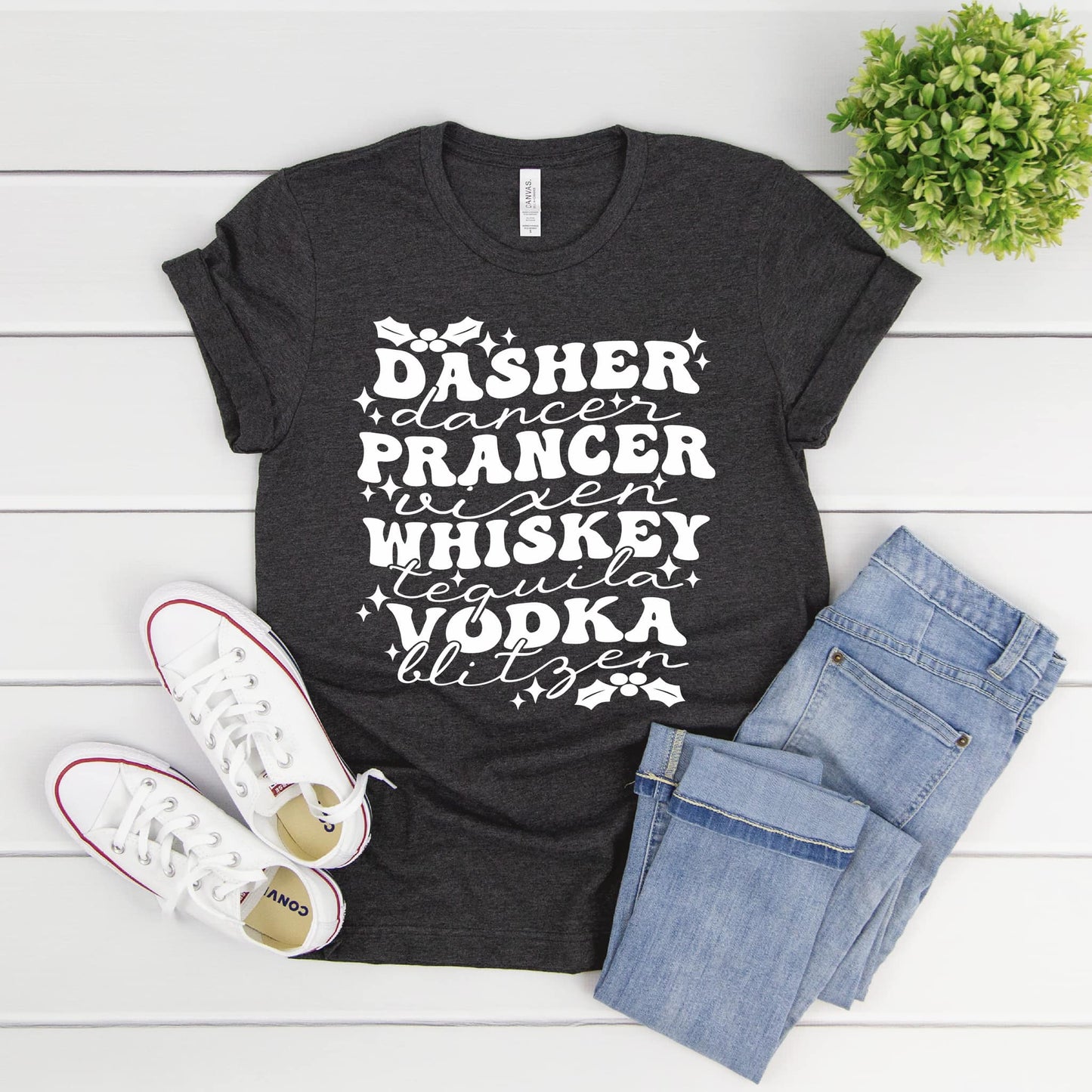 Reindeer Alcohol  Graphic Tee/Sweatshirt options