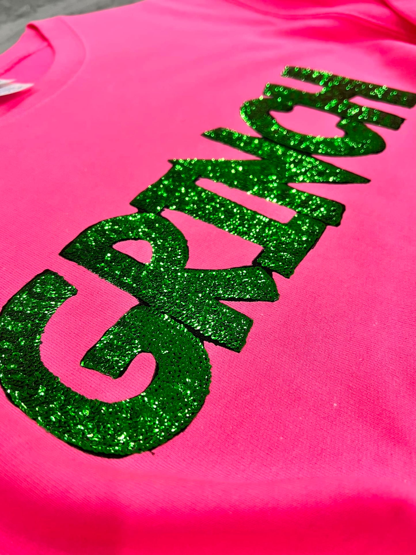 Sequins Patches GR🎄NCH(PINK)