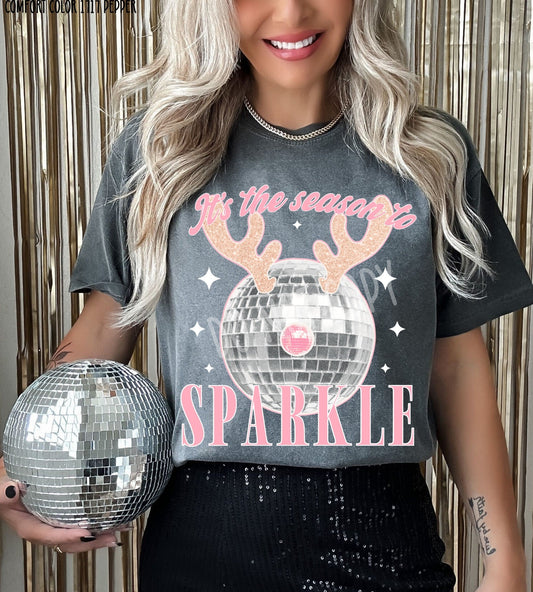 Tis the Season to Sparkle Graphic Tee