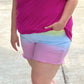 Somewhere Over The Rainbow Judy Blue Shorts