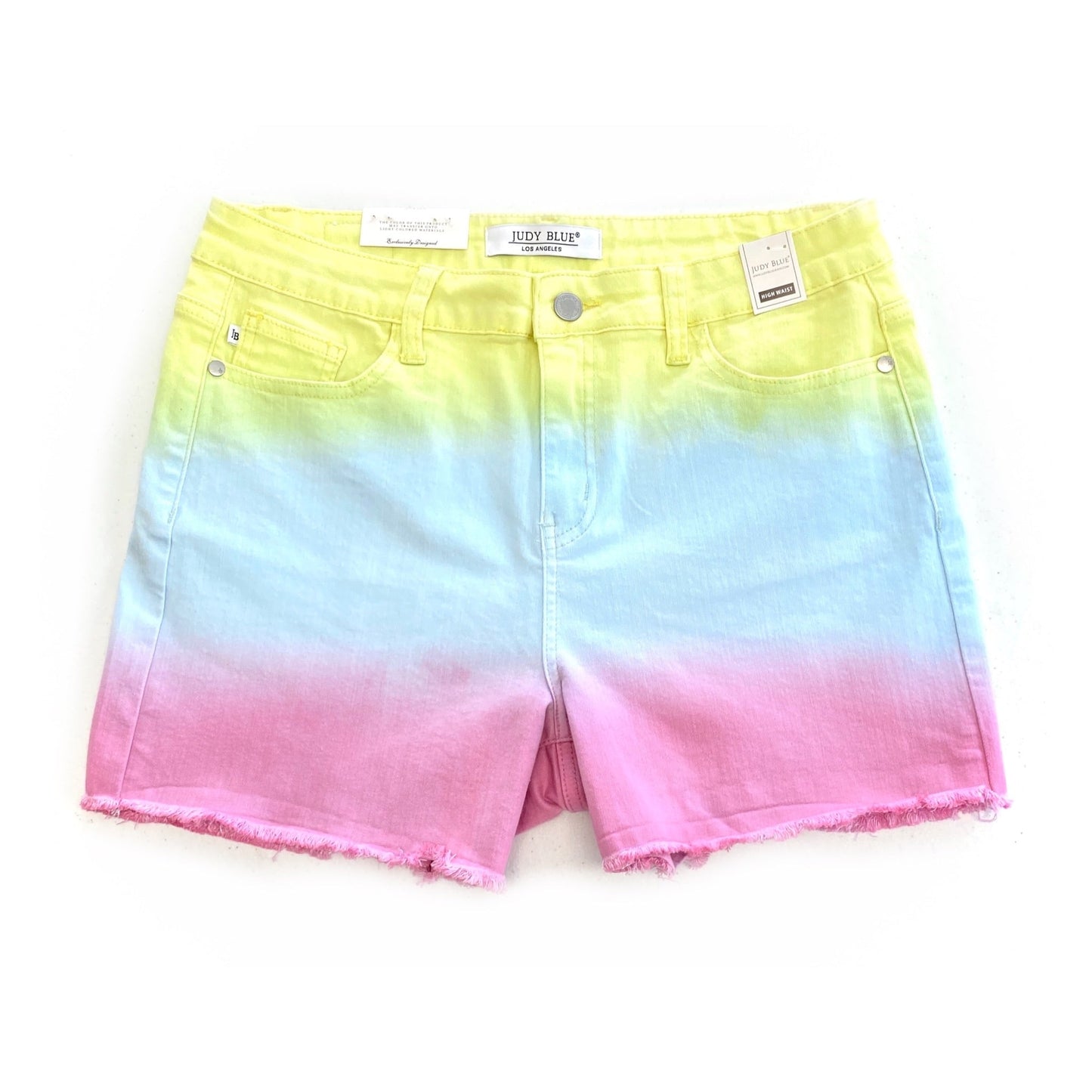 Somewhere Over The Rainbow Judy Blue Shorts