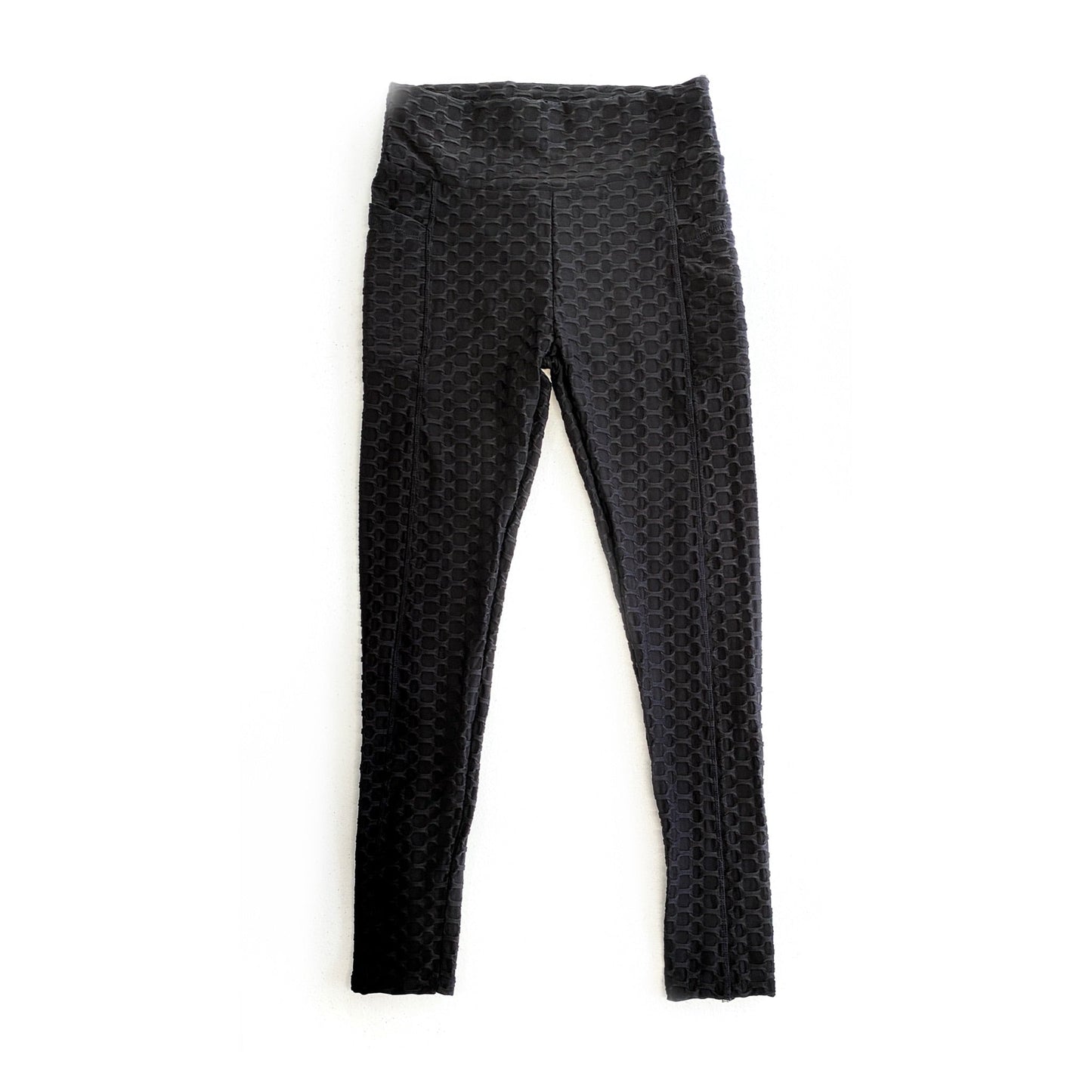 Take It Easy Tik-Tok Pocket Leggings in Black