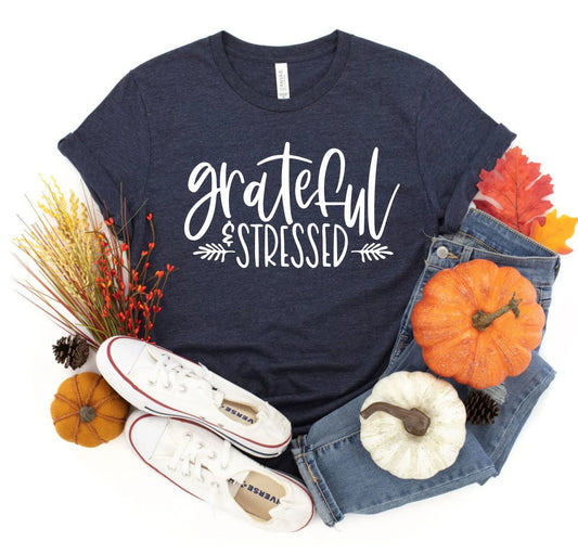 Grateful & Stressed Graphic tee