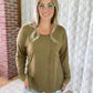 A Better Life Top in Olive