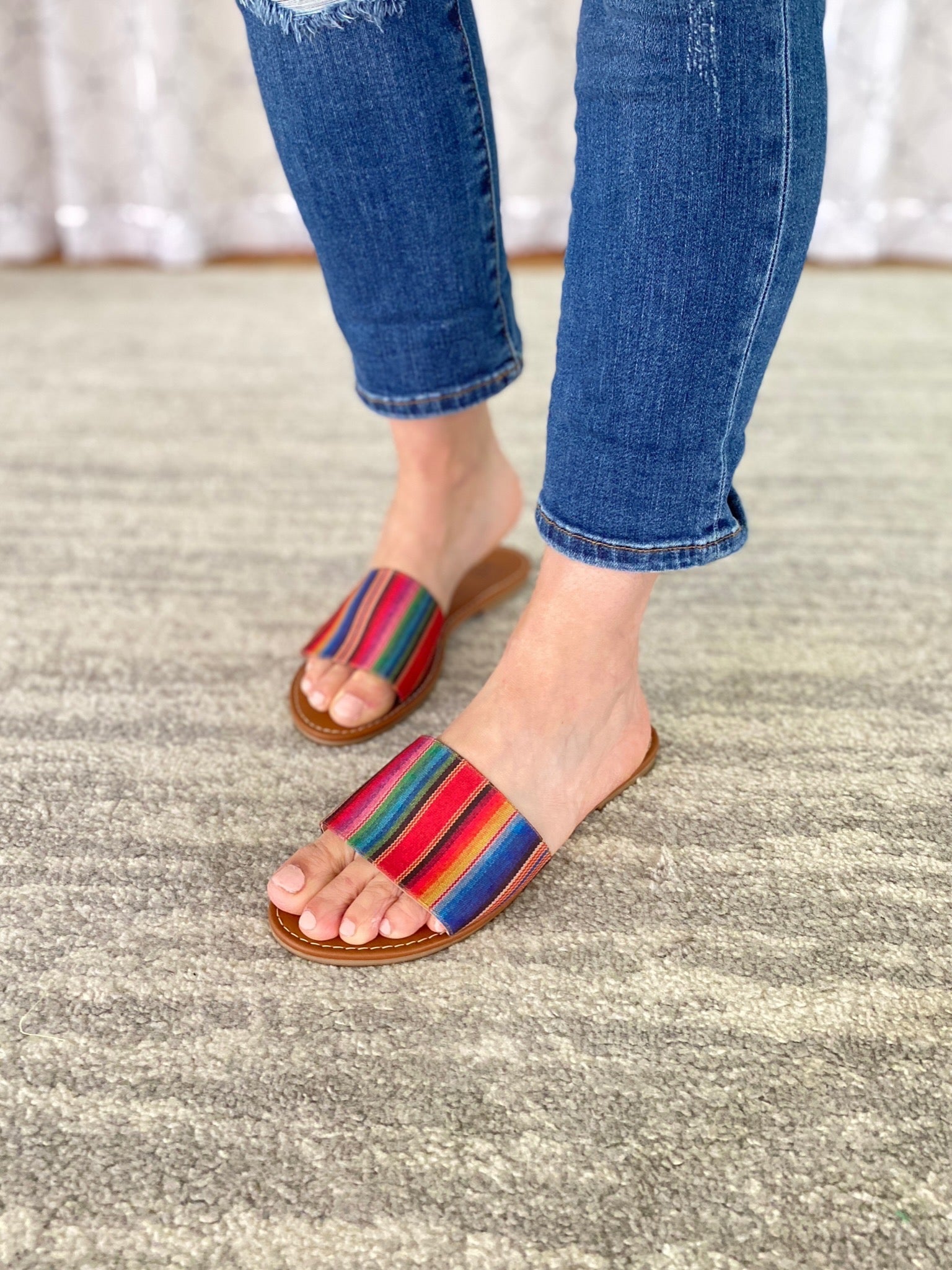 Ritzy Sandals in Serape