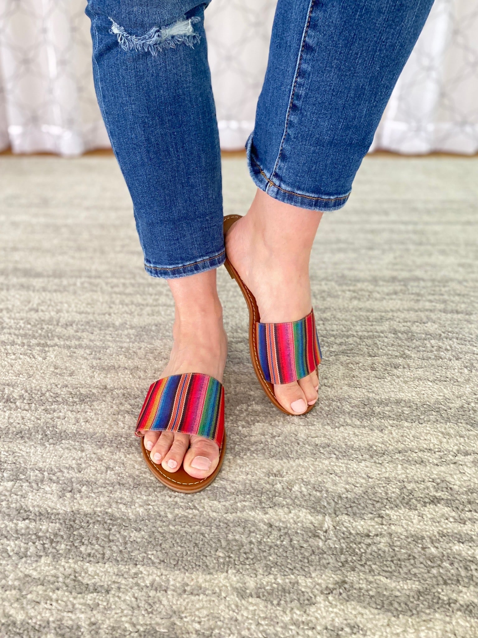 Ritzy Sandals in Serape