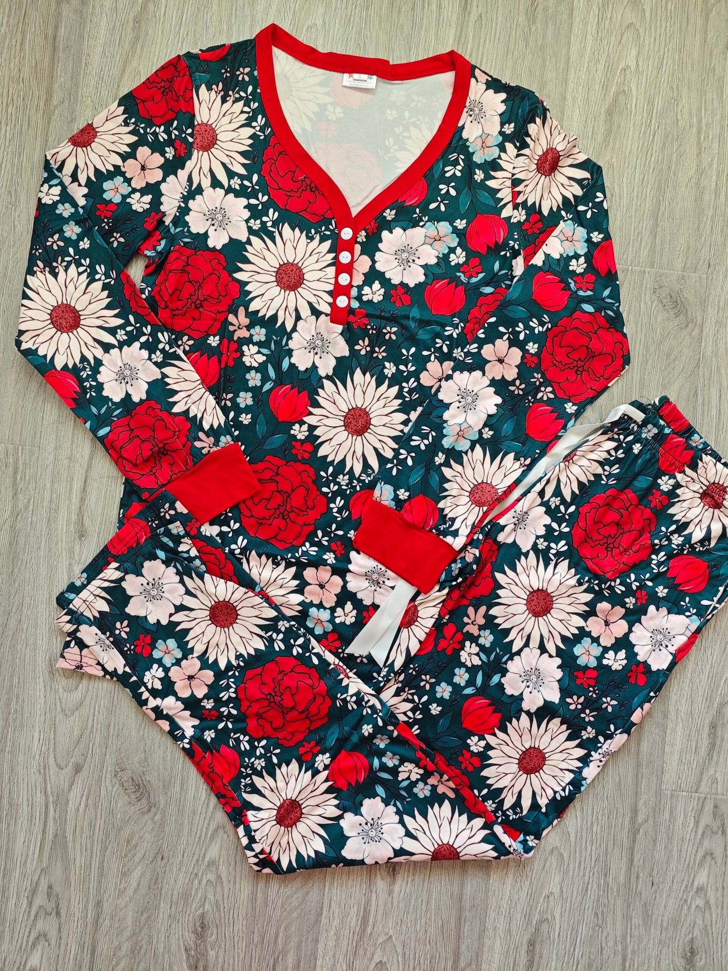 RTS: Christmas PJ-#4-Boho Flower