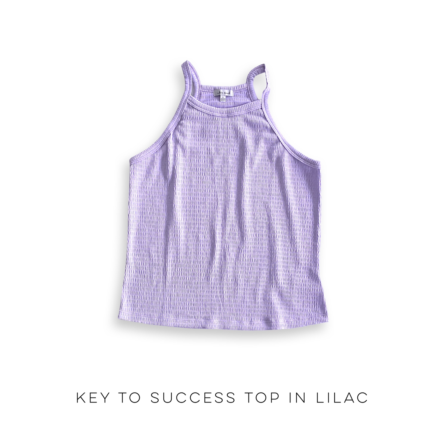 Key to Success Tank in Lilac