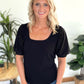 Precious Moments Top in Black