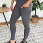 Take It Easy Tik-Tok Pocket Leggings in Grey