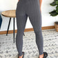 Take It Easy Tik-Tok Pocket Leggings in Grey