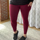 On The Go Leggings in Burgundy