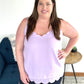 Everyday Scallop Cami in Lavender