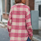 Lily Plaid Flannel Shacket  6619