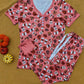 Short Sleeve Jogger PJ Set -#7-Leopard Pumpkin