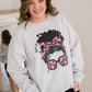 Pink Leopard Lady Crewneck