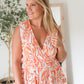 The Orange Swirl Sleeveless Top