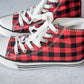 Got the Look Sneakers in Red Plaid