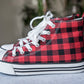 Got the Look Sneakers in Red Plaid