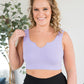 Dream Chaser Crop Top in Lavender