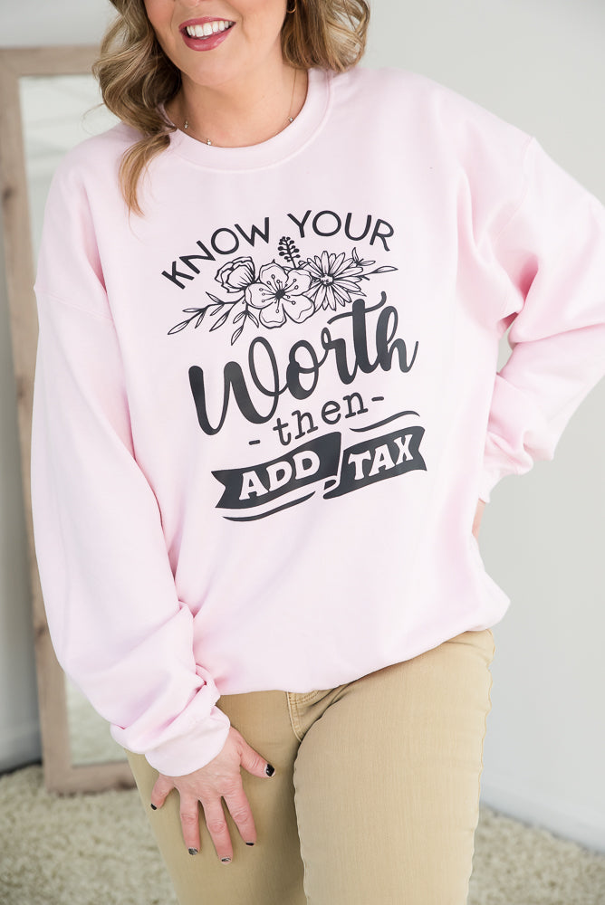 Know Your Worth Crewneck