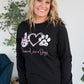 Peace Love Dogs Graphic Tee