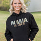 Mama of Both Graphic Hoodie in Black