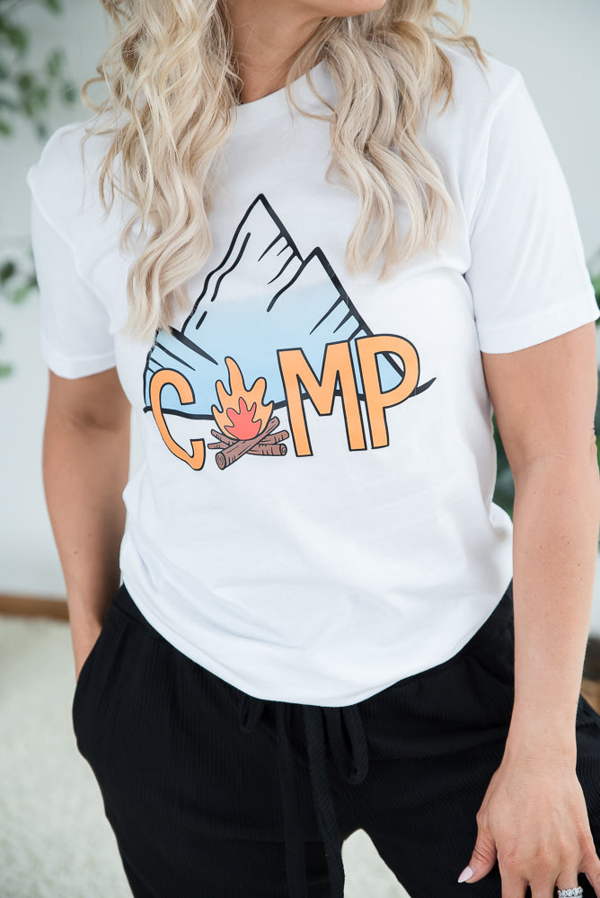 Camp by the Mountains Graphic Tee