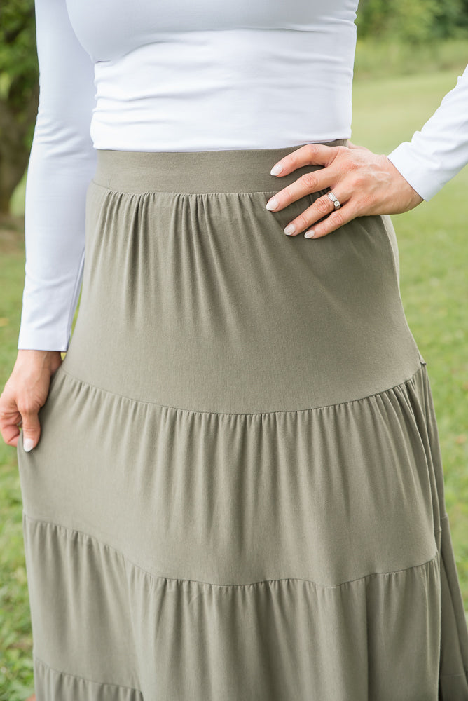 All Around Skirt in Olive