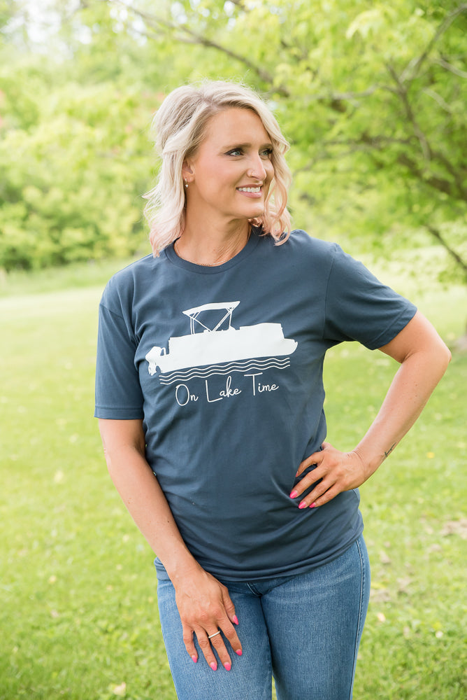 On Lake Time Graphic Tee