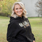 Mama of Both Graphic Hoodie in Black