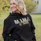 Mama of Both Graphic Hoodie in Black