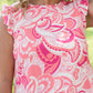 Coral Splash Dress