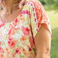 Bright Eyed Floral Top