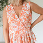 The Orange Swirl Sleeveless Top