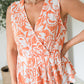 The Orange Swirl Sleeveless Top