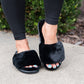 Fuzzy Slipper Sandals