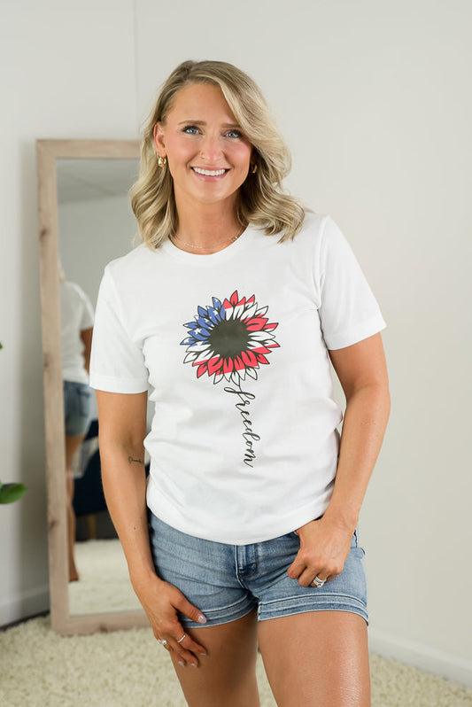 Freedom Sunflower Tee