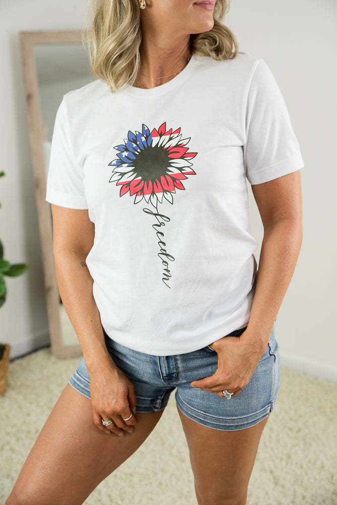 Freedom Sunflower Tee