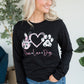 Peace Love Dogs Graphic Tee