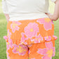 Tangerine Floral Shorts