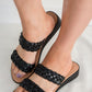 Rush Sandals in Black