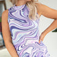 Waves of Lilac Dress