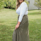 All Around Skirt in Olive