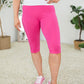 Point of Return Capri Leggings in Pink